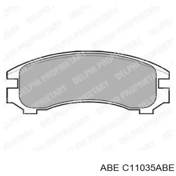 C11035ABE ABE pastillas de freno delanteras