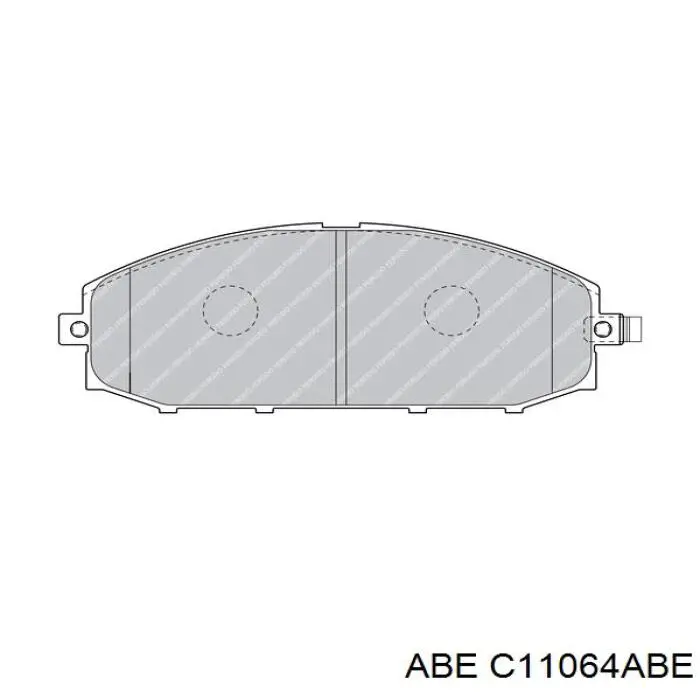 C11064ABE ABE pastillas de freno delanteras