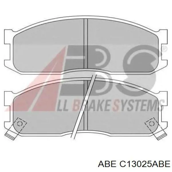 C13025ABE ABE pastillas de freno delanteras