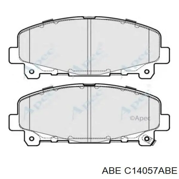 C14057ABE ABE pastillas de freno delanteras