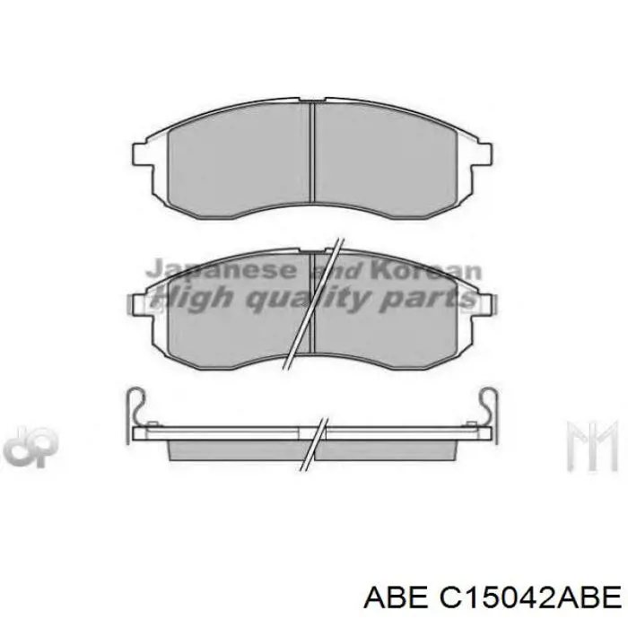 C15042ABE ABE pastillas de freno delanteras