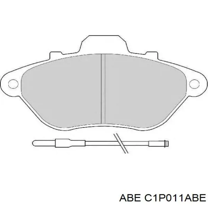 C1P011ABE ABE pastillas de freno delanteras