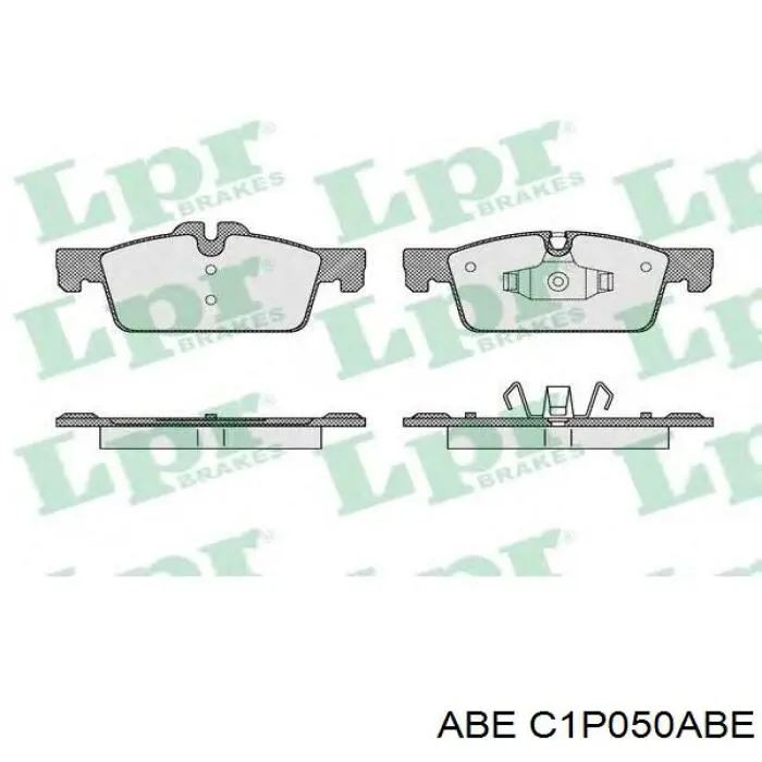 C1P050ABE ABE pastillas de freno delanteras