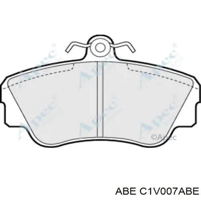 C1V007ABE ABE pastillas de freno delanteras