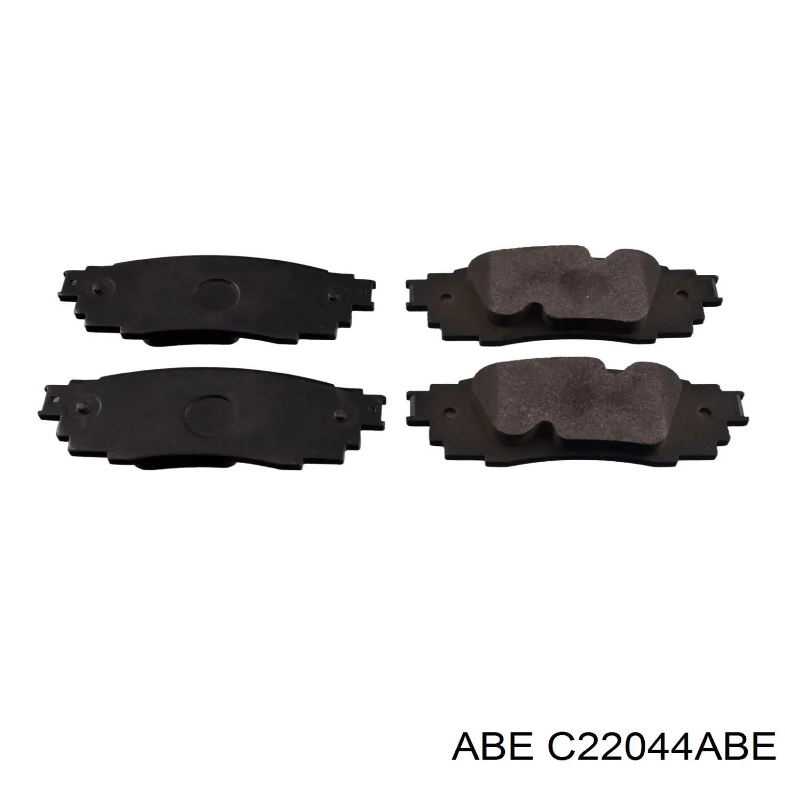 C22044ABE ABE pastillas de freno traseras