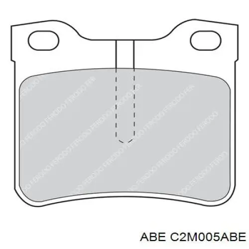 C2M005ABE ABE pastillas de freno traseras