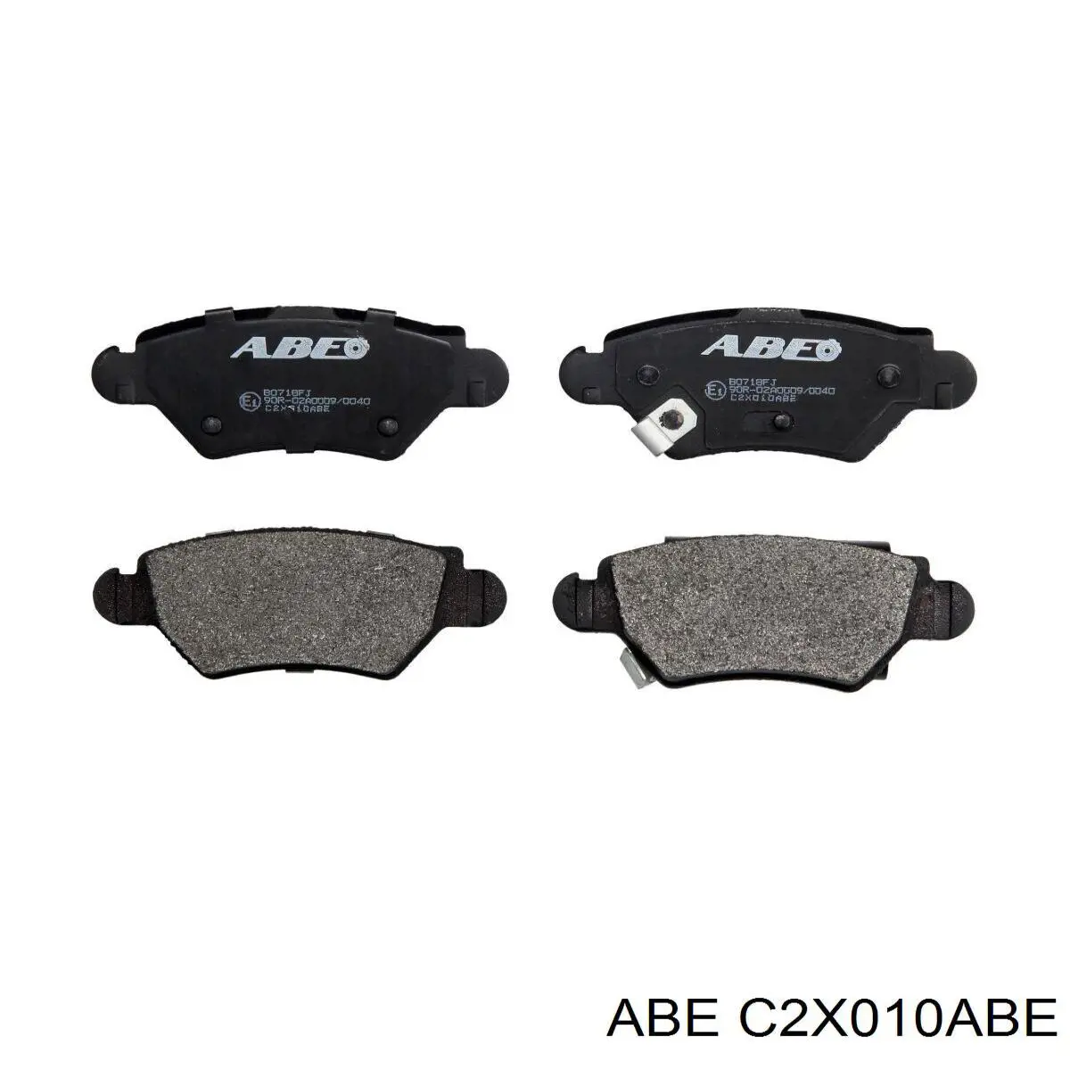 C2X010ABE ABE pastillas de freno traseras