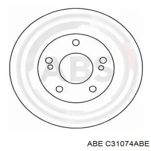 C31074ABE ABE freno de disco delantero