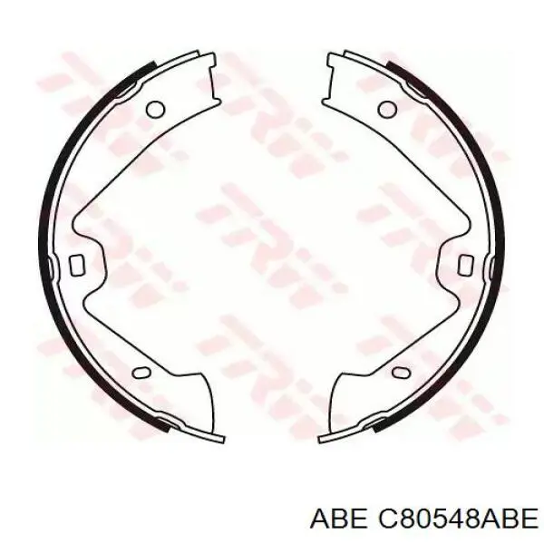 C80548ABE ABE tubo flexible de frenos delantero izquierdo