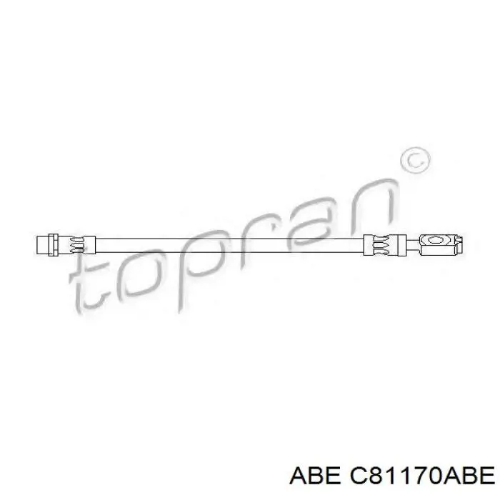 C81170ABE ABE tubo flexible de frenos trasero