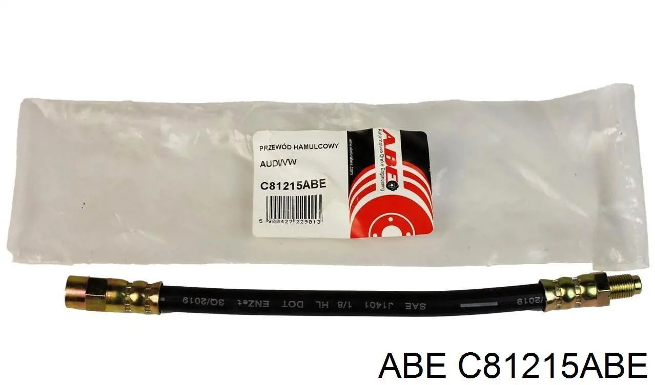 C81215ABE ABE tubo flexible de frenos trasero