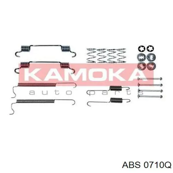 0710Q ABS kit de montaje, zapatas de freno traseras