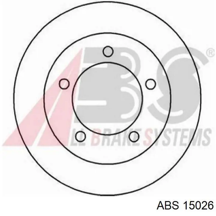 15026 ABS freno de disco delantero