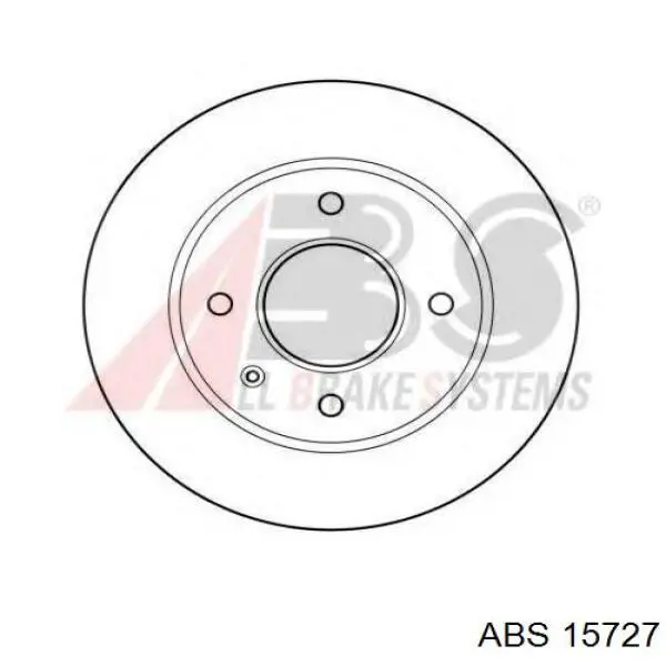 15727 ABS freno de disco delantero