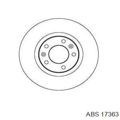 17363 ABS freno de disco delantero