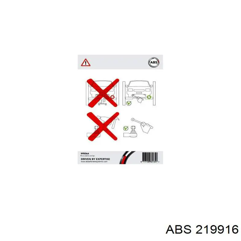 219916 ABS kit de brazo de suspension delantera