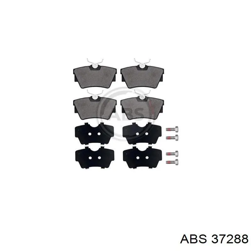 37288 ABS pastillas de freno traseras