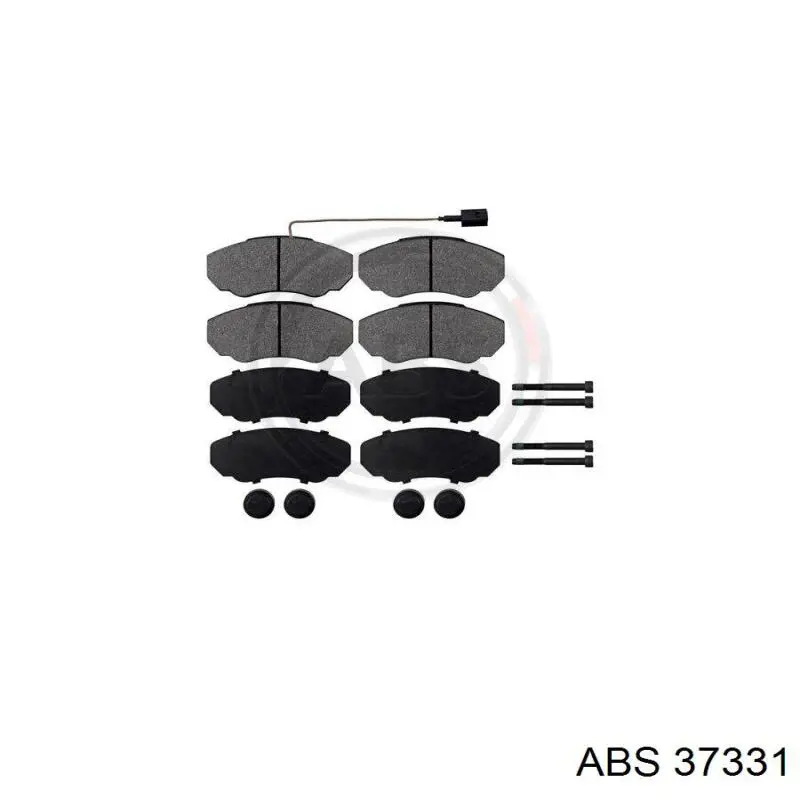 37331 ABS pastillas de freno delanteras