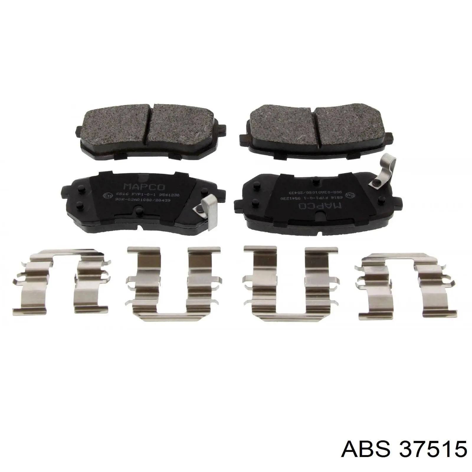 37515 ABS pastillas de freno traseras