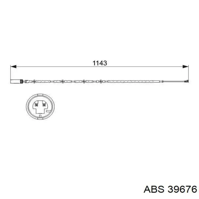  Contacto de aviso, desgaste de los frenos para BMW X1 E84