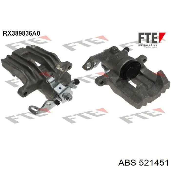 521451 ABS pinza de freno trasera izquierda