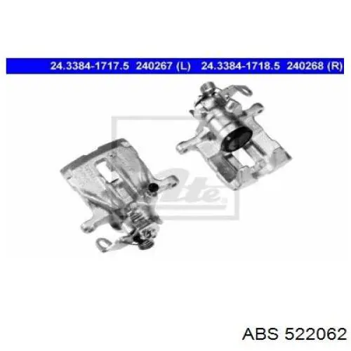 522062 ABS pinza de freno trasero derecho