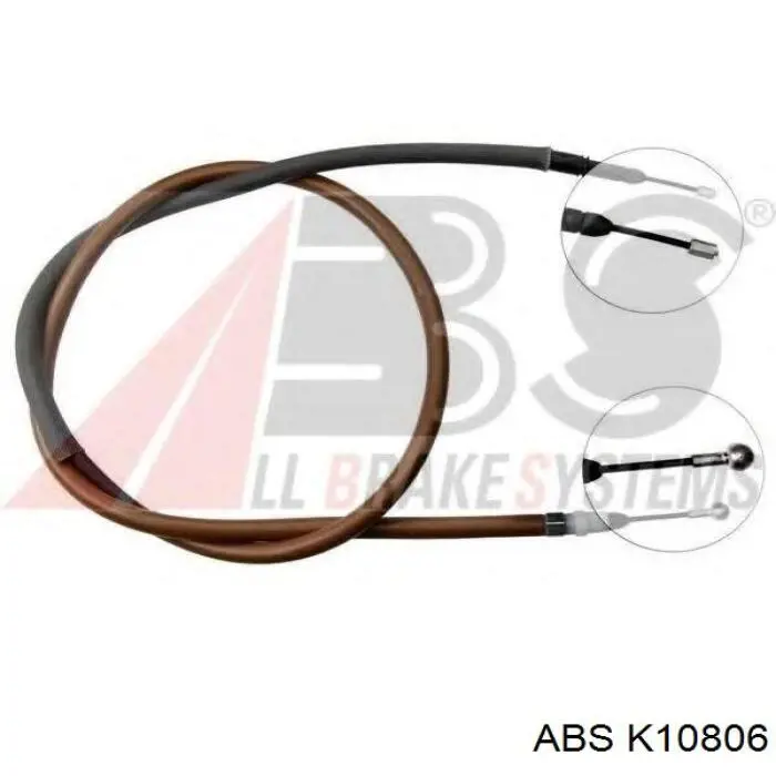 K10806 ABS cable de freno de mano trasero izquierdo