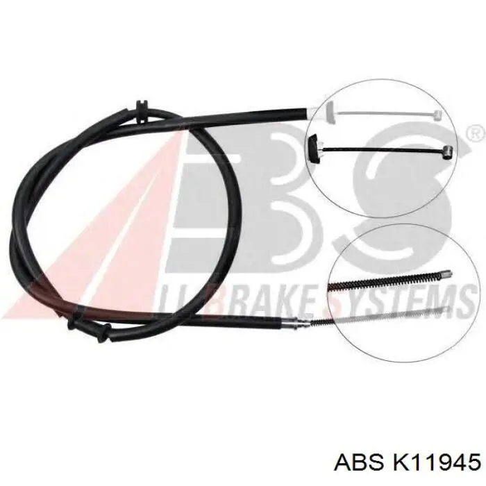  Cable de freno de mano trasero derecho/izquierdo para Fiat Fiorino 146 Uno