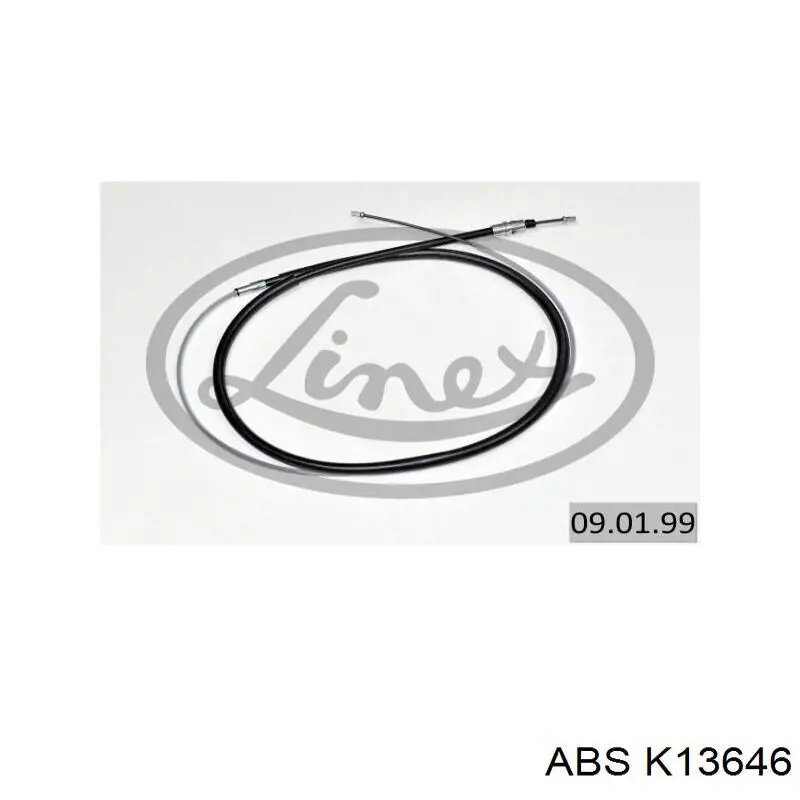 K13646 ABS cable de freno de mano trasero derecho/izquierdo