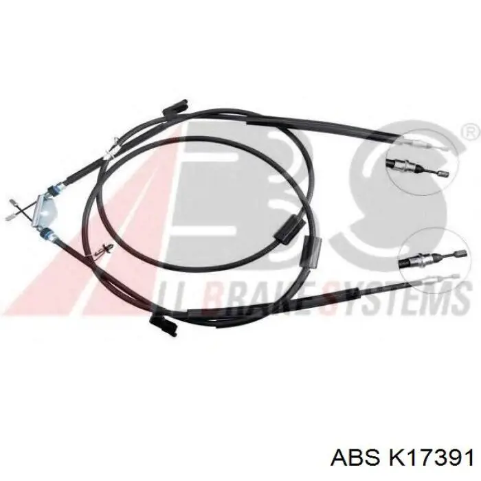 K17391 ABS cable de freno de mano delantero