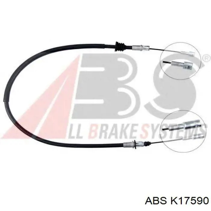 K17590 ABS cable de freno de mano delantero