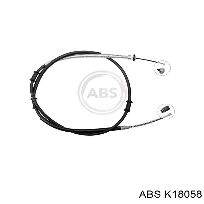 K18058 ABS cable de freno de mano trasero derecho