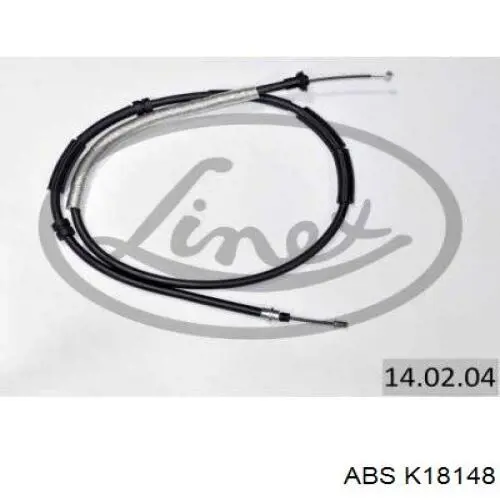 K18148 ABS cable de freno de mano trasero derecho