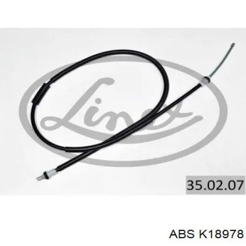 BKB2885 Borg&beck cable de freno de mano trasero derecho