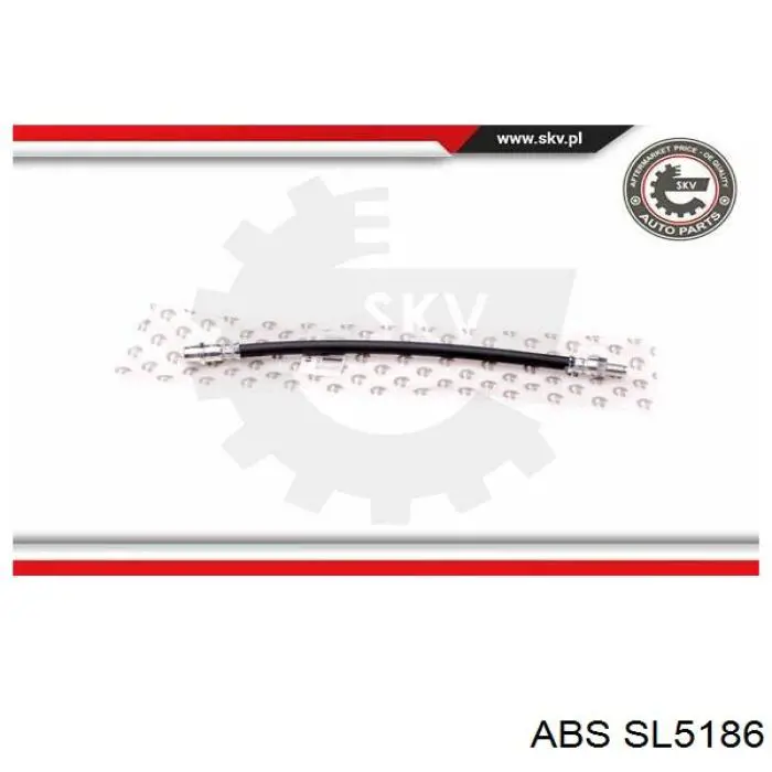 SL5186 ABS tubo flexible de frenos trasero