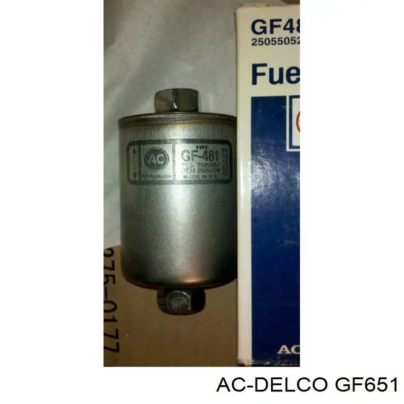 GF651 AC Delco filtro combustible