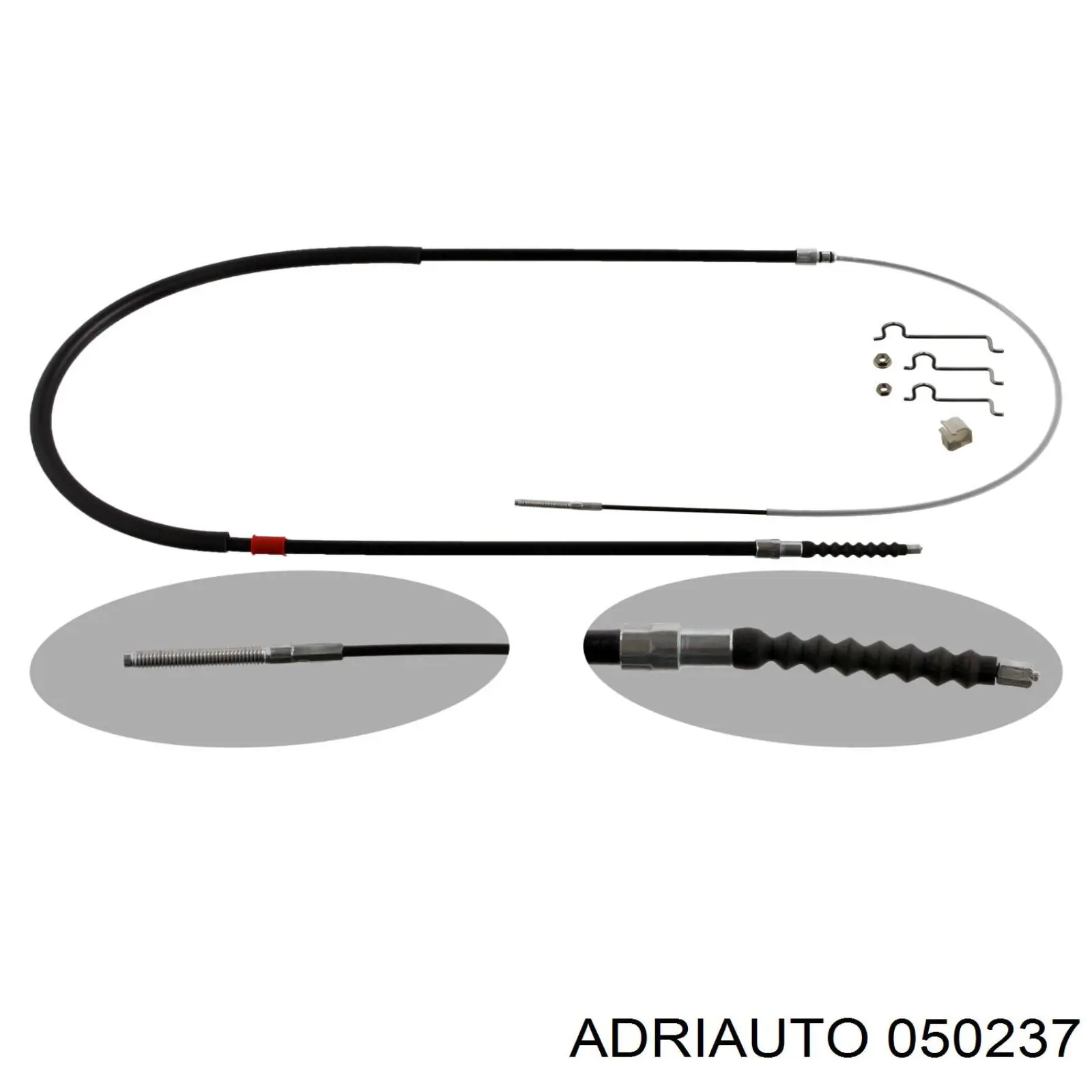 05.0237 Adriauto cable de freno de mano trasero derecho