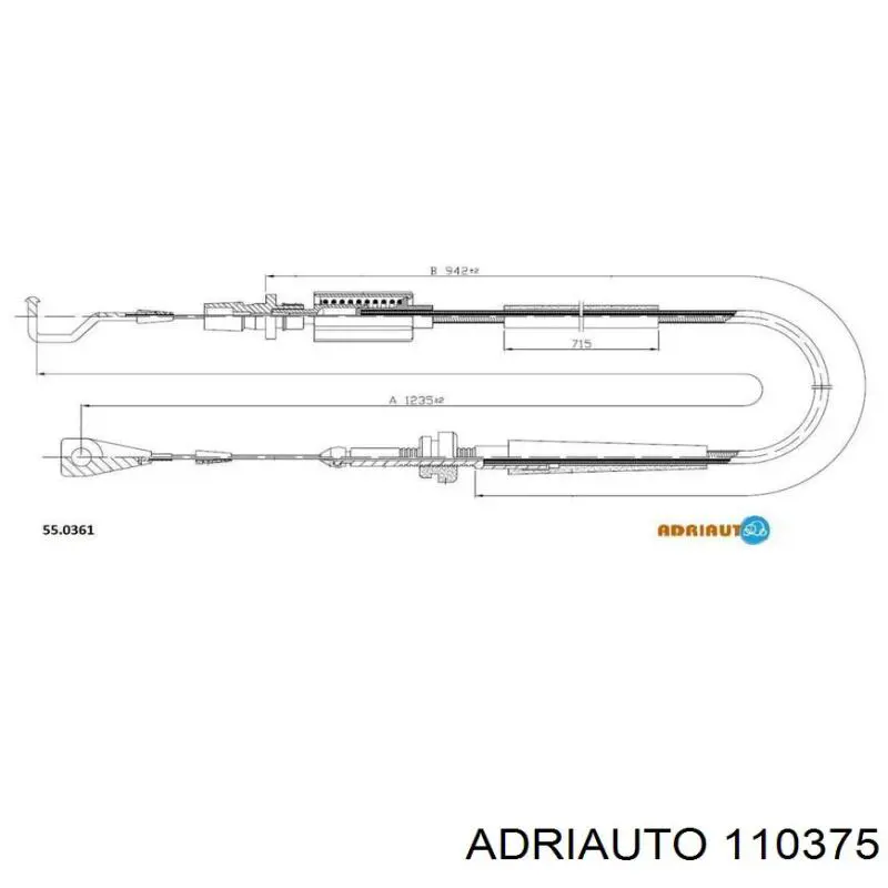  Silga de acelerador para Fiat Regata 138