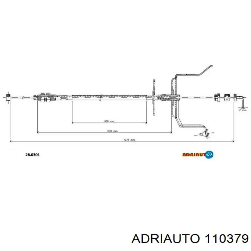 110379 Adriauto silga de acelerador