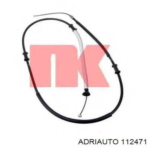 112471 Adriauto cable de freno de mano trasero izquierdo