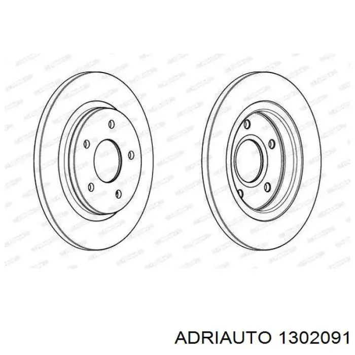 13.0209.1 Adriauto cable de freno de mano trasero izquierdo