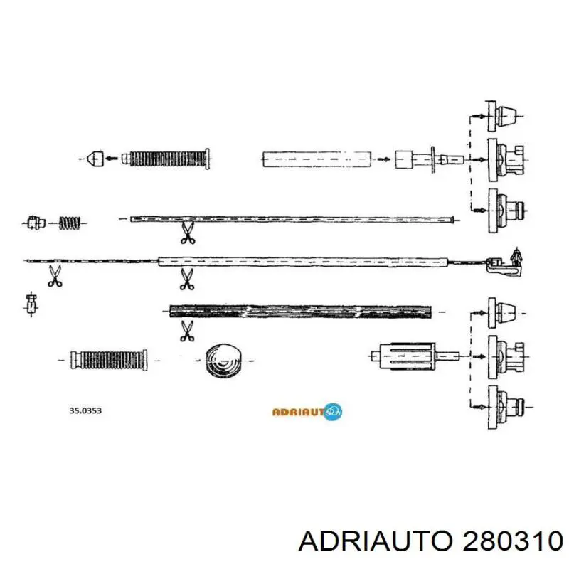 28.0310 Adriauto silga de acelerador