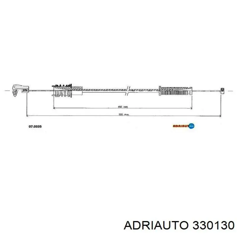 33.0130 Adriauto cable de embrague