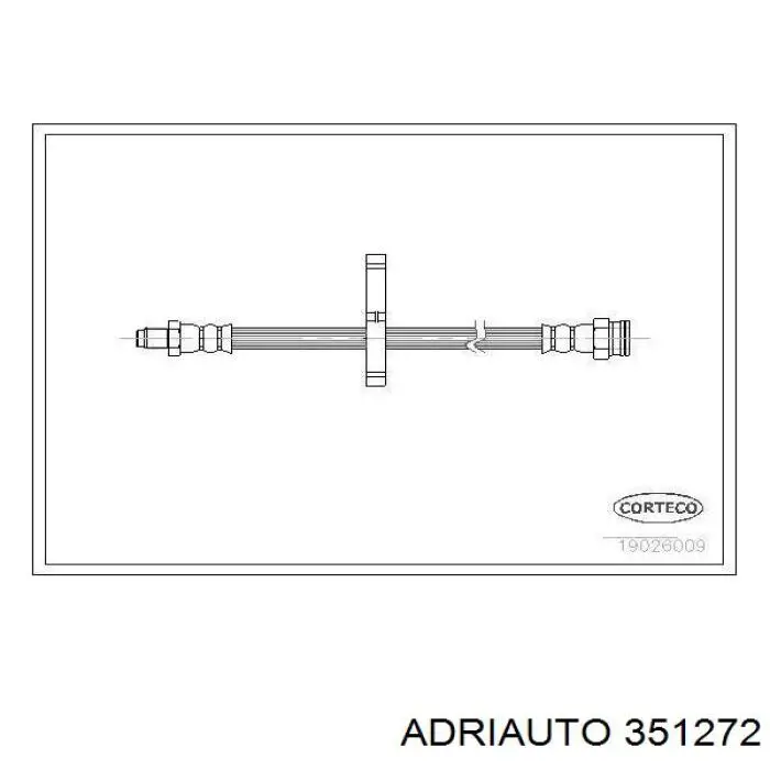 35.1272 Adriauto latiguillo de freno delantero