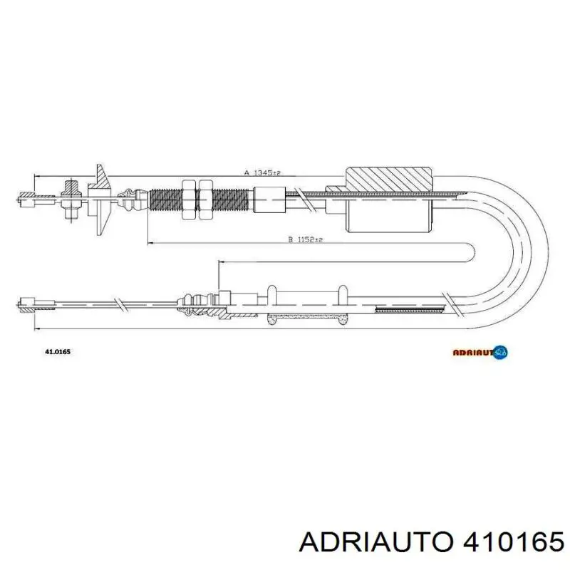 41.0165 Adriauto cable de embrague