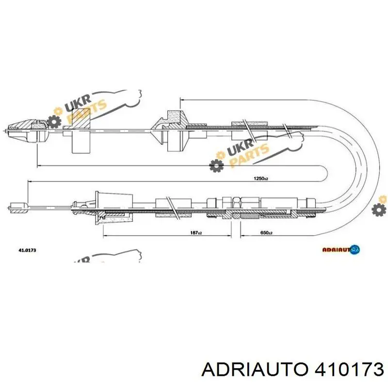 41.0173 Adriauto cable de embrague