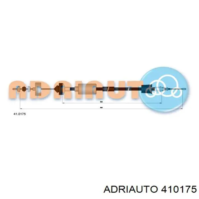 41.0175 Adriauto cable de embrague