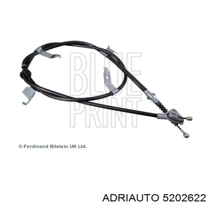 52.0262.2 Adriauto cable de freno de mano trasero derecho