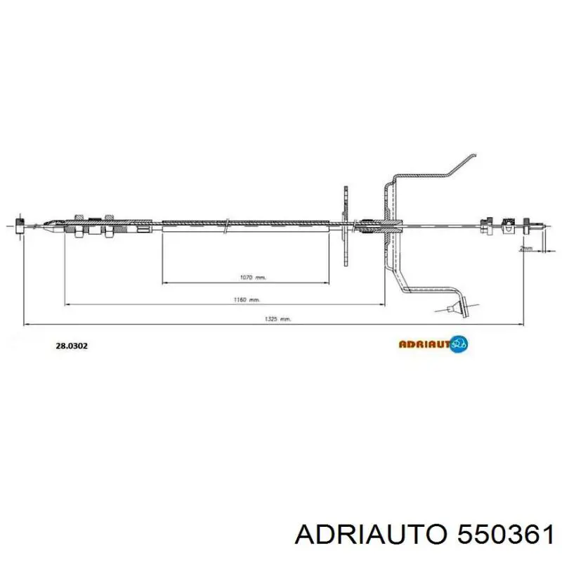 55.0361 Adriauto silga de acelerador