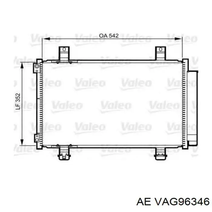 VAG96346 AE guía de válvula